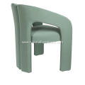 Italian Minimalist living room green Dubet lounge chairs